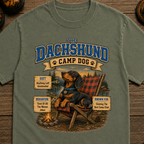 Dachshund Camp Dog - Tired Of All The Weiner Jokes Tee