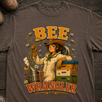 Bee Wrangler Funny Beekeeping Shirt — Vintage Beekeeper Tee