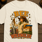 Bee Wrangler Funny Beekeeping Shirt — Vintage Beekeeper Tee