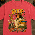 Bee Wrangler Funny Beekeeping Shirt — Vintage Beekeeper Tee