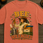 Bee Wrangler Funny Beekeeping Shirt — Vintage Beekeeper Tee