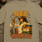 Bee Wrangler Funny Beekeeping Shirt — Vintage Beekeeper Tee