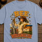 Bee Wrangler Funny Beekeeping Shirt — Vintage Beekeeper Tee