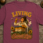 Living the Sweet Life Funny Beekeeping Shirt — Beekeeper Tee