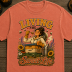 Living the Sweet Life Funny Beekeeping Shirt — Beekeeper Tee
