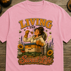 Living the Sweet Life Funny Beekeeping Shirt — Beekeeper Tee