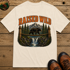 Raised Wild Vintage Outdoor Bear Shirt — Nature Graphic Tee