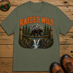 Raised Wild Vintage Outdoor Bear Shirt — Nature Graphic Tee
