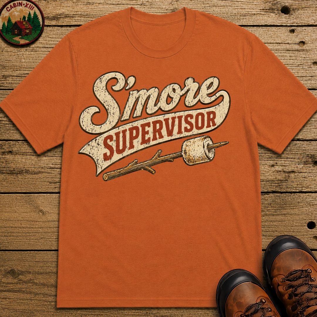 S'more Supervisor — Funny Campfire Camping Humor Tee