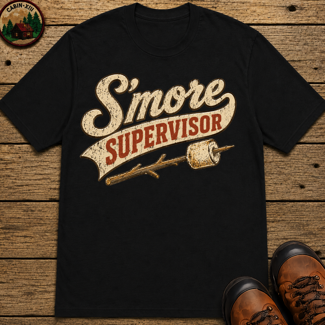S'more Supervisor — Funny Campfire Camping Humor Tee