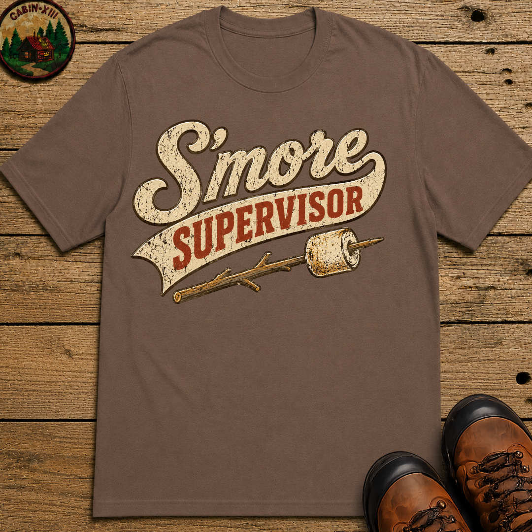 S'more Supervisor — Funny Campfire Camping Humor Tee