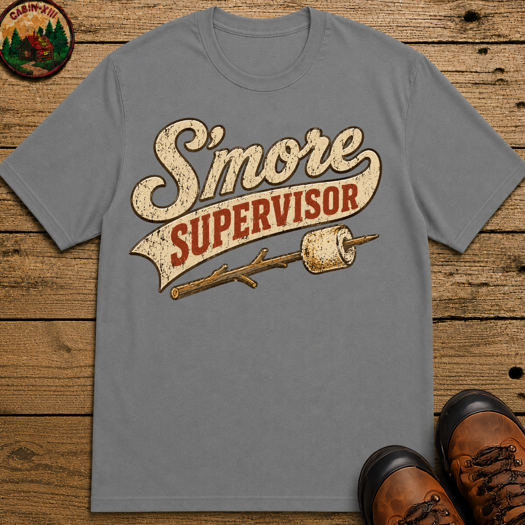 S'more Supervisor — Funny Campfire Camping Humor Tee