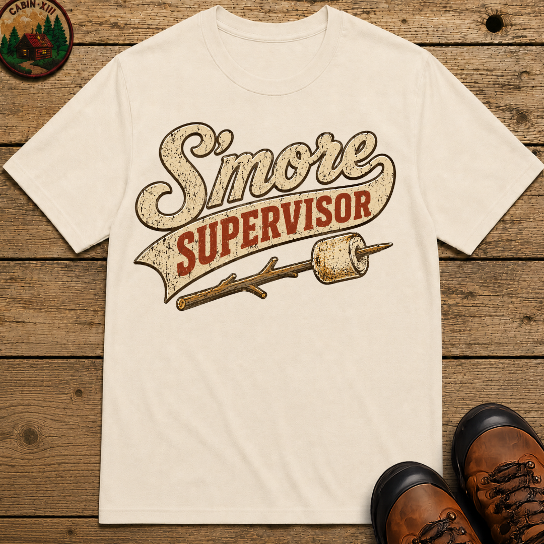 S'more Supervisor — Funny Campfire Camping Humor Tee
