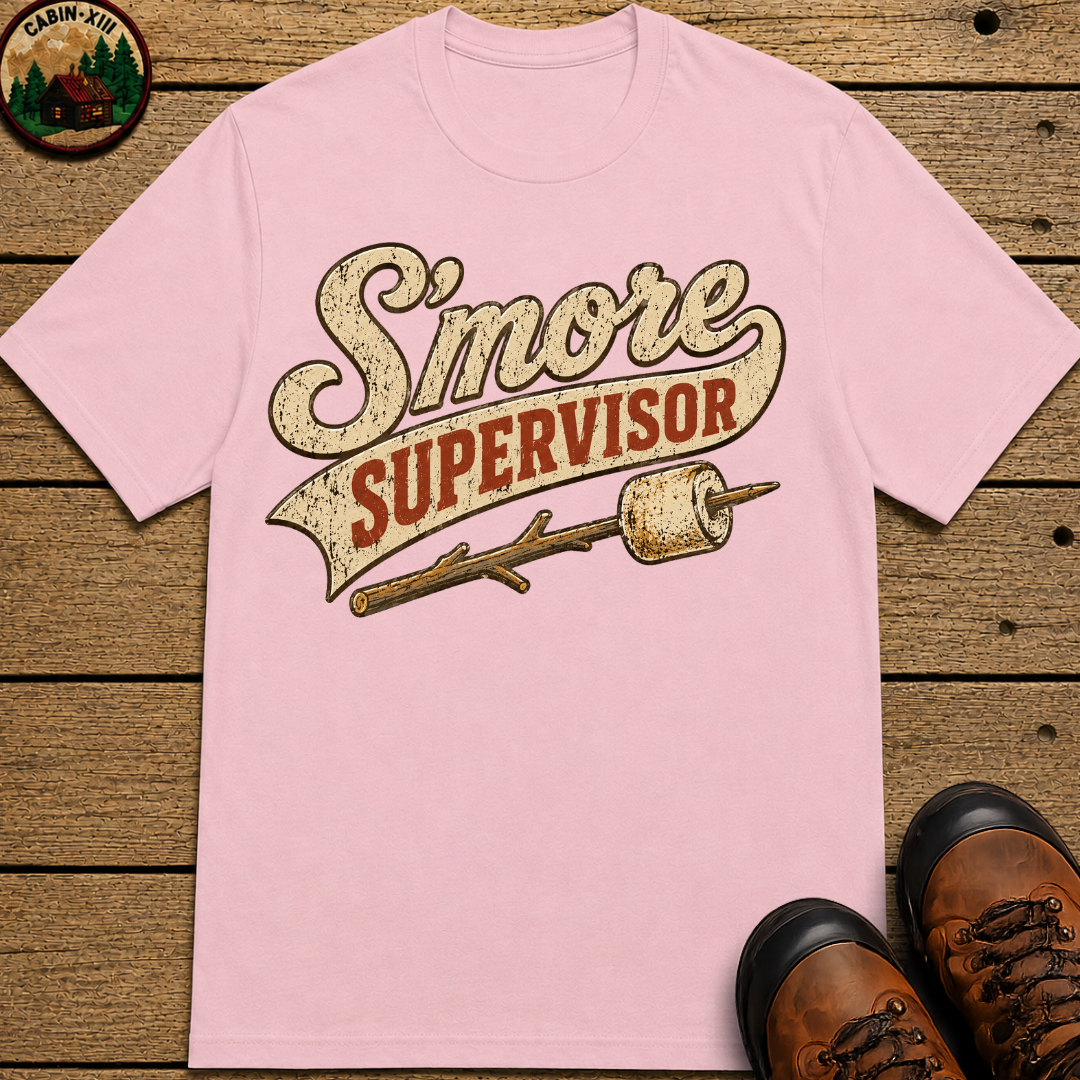 S'more Supervisor — Funny Campfire Camping Humor Tee