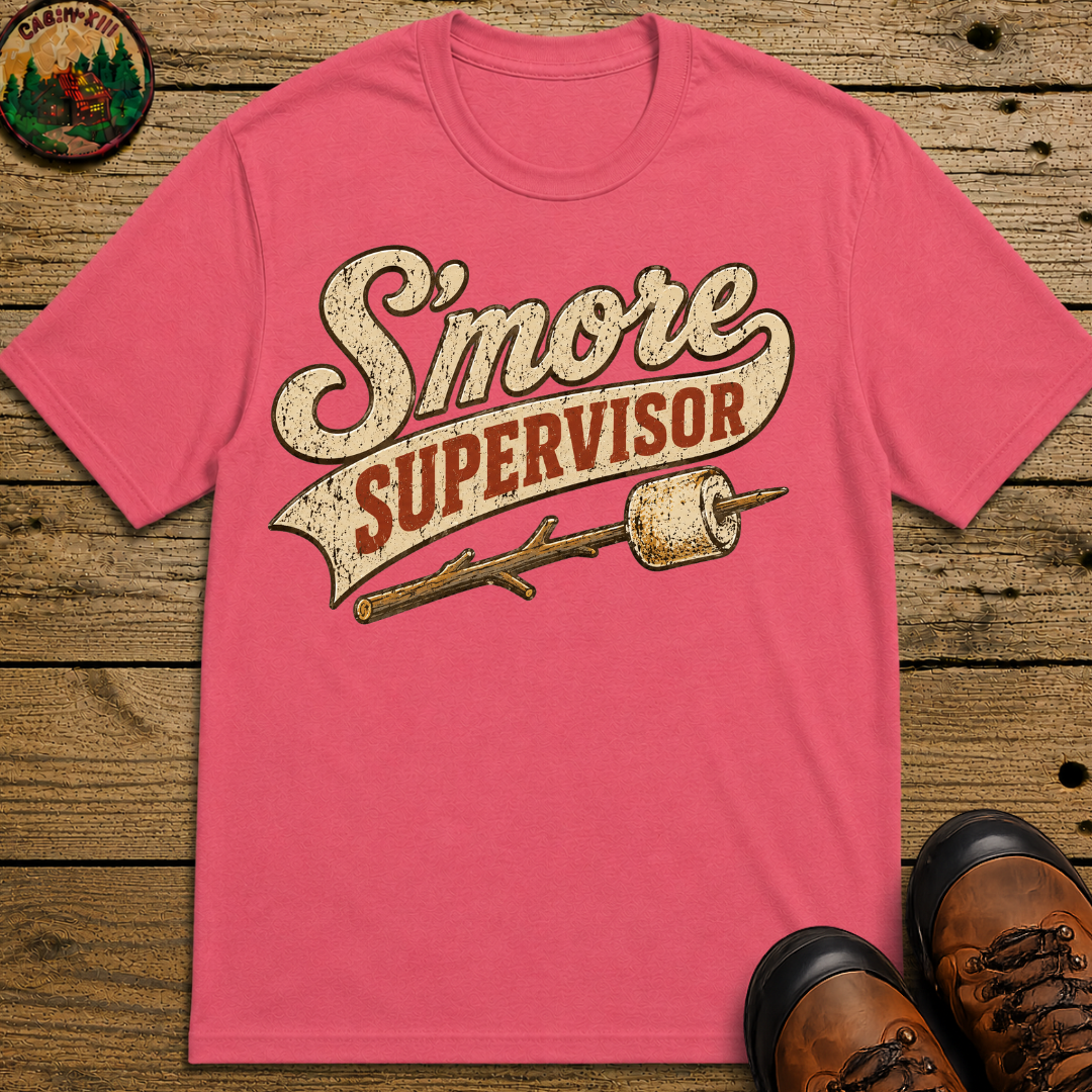 S'more Supervisor — Funny Campfire Camping Humor Tee