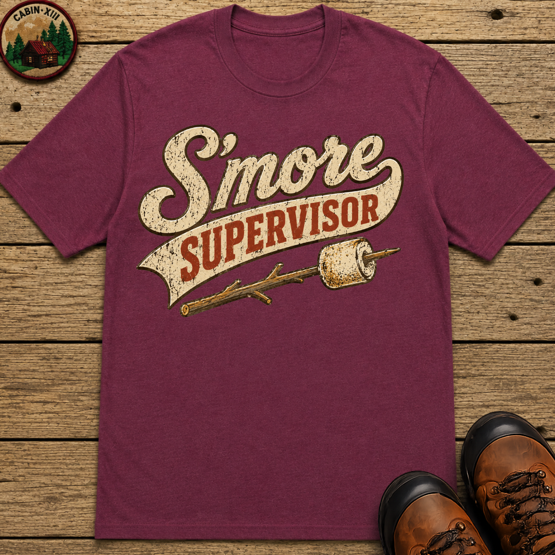 S'more Supervisor — Funny Campfire Camping Humor Tee