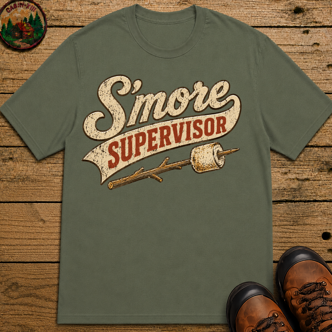 S'more Supervisor — Funny Campfire Camping Humor Tee