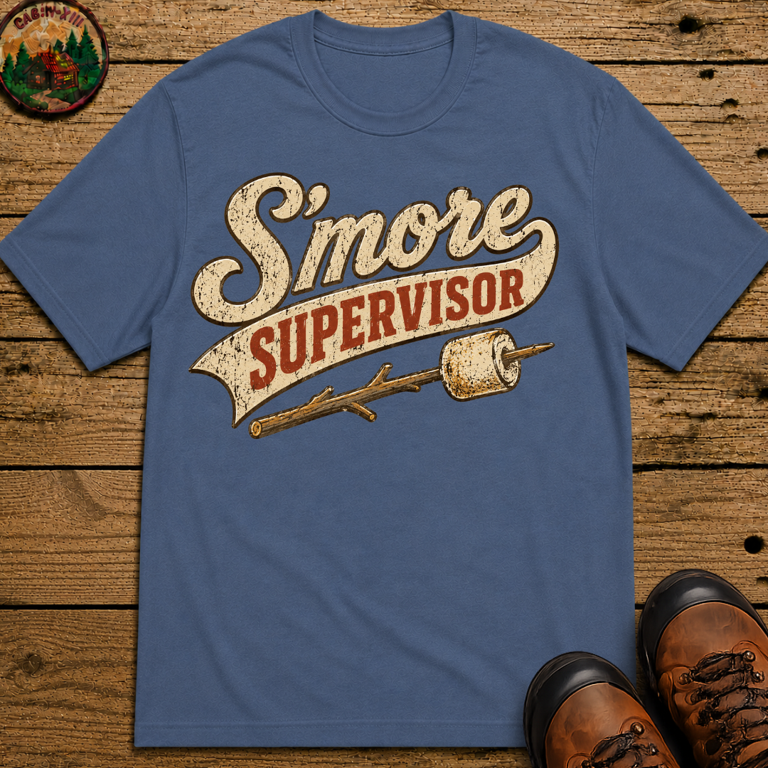 S'more Supervisor — Funny Campfire Camping Humor Tee