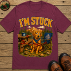 I'm Stuck — Funny Camping Dog Golden Retriever Outdoor Tee