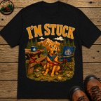 I'm Stuck — Funny Camping Dog Golden Retriever Outdoor Tee