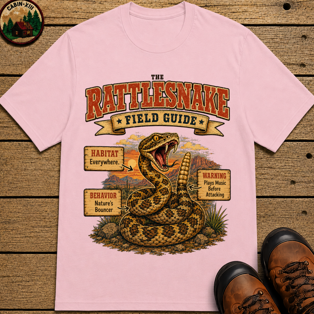 Rattlesnake Field Guide - Plays Music Before Attacking Tee