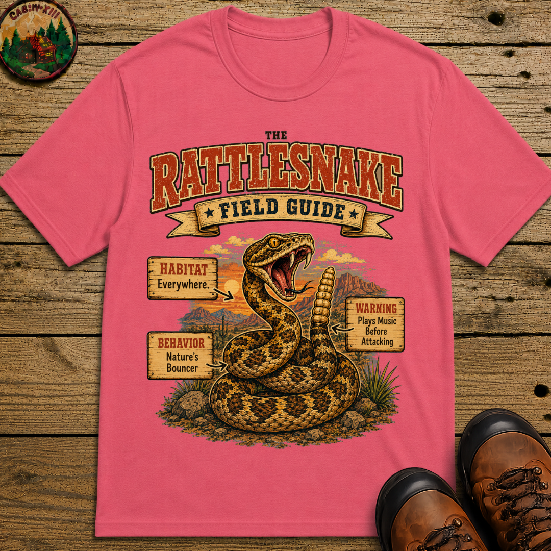 Rattlesnake Field Guide - Plays Music Before Attacking Tee