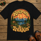 Keep On Trekkin' — Retro 70s Hiking and Camping Tee