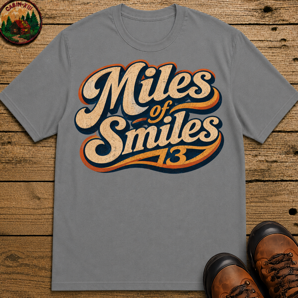 Miles of Smiles — Vintage Road Trip and Hiking Tee