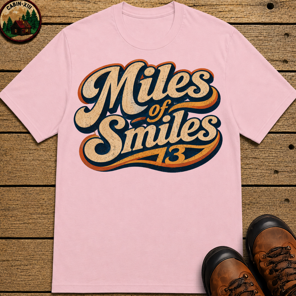 Miles of Smiles — Vintage Road Trip and Hiking Tee
