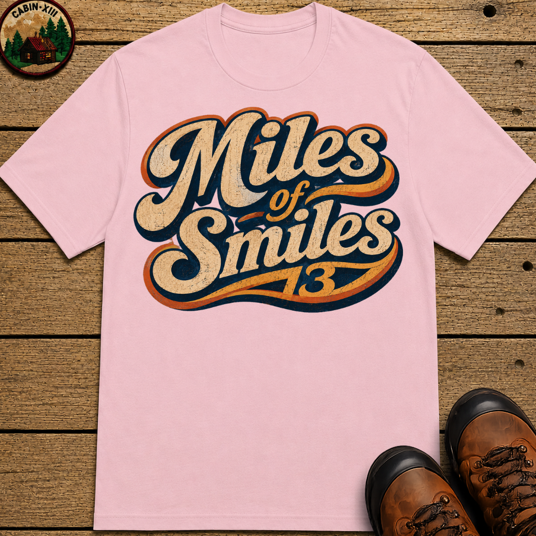 Miles of Smiles — Vintage Road Trip and Hiking Tee