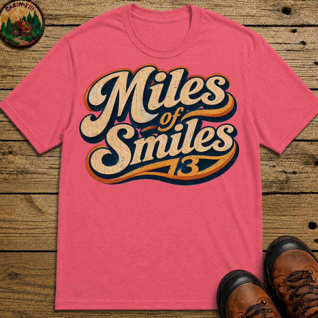 Miles of Smiles — Vintage Road Trip and Hiking Tee
