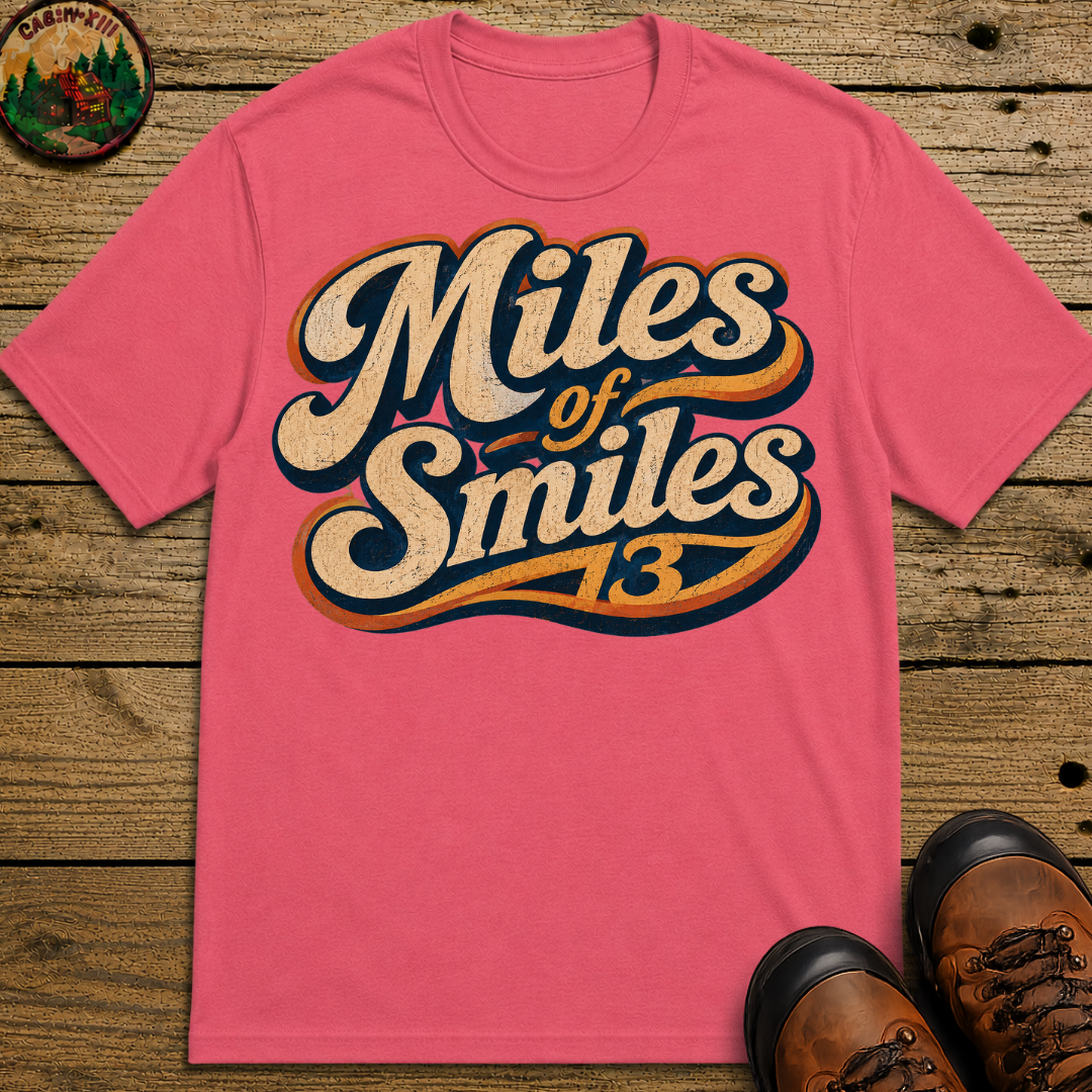 Miles of Smiles — Vintage Road Trip and Hiking Tee