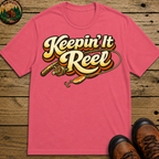 Keepin' It Reel — Retro Fishing Humor Tee
