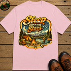 Sleep Under the Stars — Retro Camping and Fishing Tee