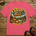 Sleep Under the Stars — Retro Camping and Fishing Tee