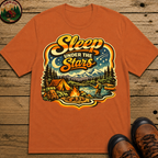 Sleep Under the Stars — Retro Camping and Fishing Tee