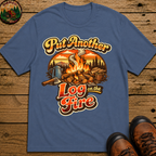 Put Another Log on the Fire — Retro Campfire Tee