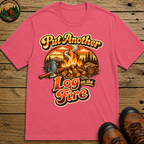 Put Another Log on the Fire — Retro Campfire Tee