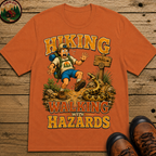 Hiking Walking With Hazards — Funny Rattlesnake Trail Tee