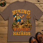 Hiking Walking With Hazards — Funny Rattlesnake Trail Tee