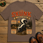Skunk Field Guide - Biological Weapon Specialist Camping Tee