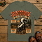 Skunk Field Guide - Biological Weapon Specialist Camping Tee