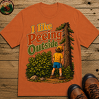 I Like Peeing Outside — Funny Camping Humor Tee