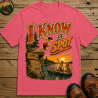 I Know a Spot — Vintage Lake Jumping Summer Camping Tee