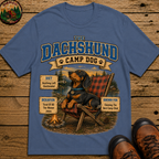 Dachshund Camp Dog - Tired Of All The Weiner Jokes Tee