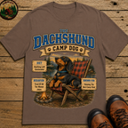 Dachshund Camp Dog - Tired Of All The Weiner Jokes Tee