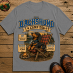 Dachshund Camp Dog - Tired Of All The Weiner Jokes Tee