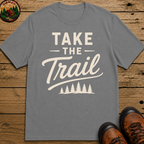 Take the Trail — Vintage Hiking Outdoor Typography Tee