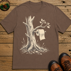 Toilet Tree — Funny Camping Outdoor Humor Sketch Tee