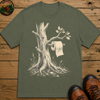 Toilet Tree — Funny Camping Outdoor Humor Sketch Tee